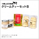 クリームティーセットB(ミルクジャムプレーン、シナモン各1個・紅茶1袋・スコーン3個入2袋)